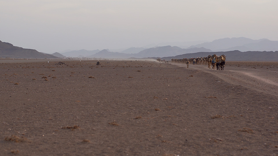 エチオピアのダナキル砂漠
